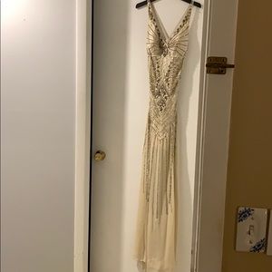 Sue Wong 1920s style maxi dress